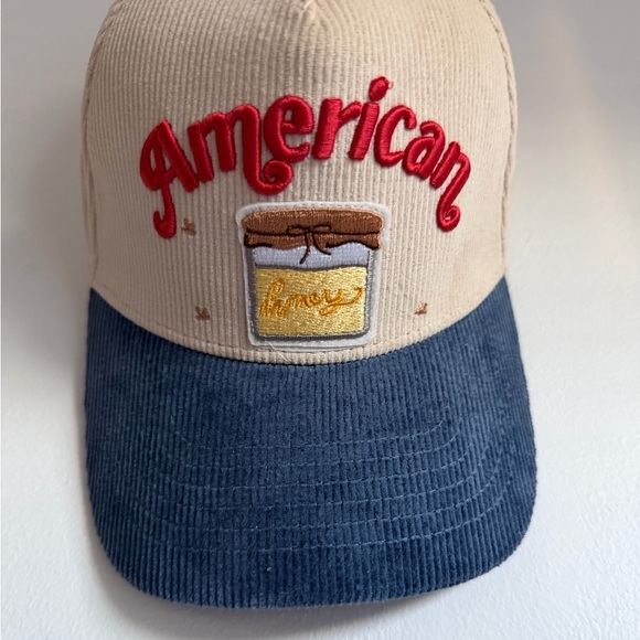 Accessories - KAXI American Embroidered Cap with Blue Brim